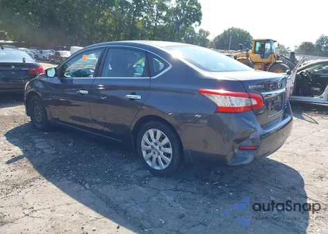 2014 Nissan Sentra Fe+ S/Fe+ Sv/S/Sl/Sr/Sv z USA, uszkodzony, nr VIN 1N4AB7AP6EN852596
